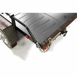 Integy Alloy Flatbed Dual Axle Car Trailer, Black: 1/10 RC -RC Cars And Trucks Sales Shop INTC29006BLACK A4 YKBKUCFB