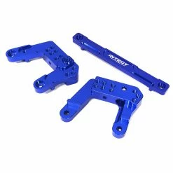 Integy Rear Shock Mounts, Blue: 1/10 Enduro Sendero