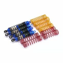 Integy XSR Shock Set, Blue: Traxxas Nitro Rustler, Nitro Stampede (4)