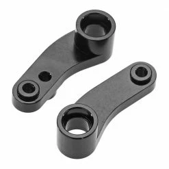 JConcepts, Inc. Aluminum Steering Bellcranks, Black: B6, B6.2, B6.3
