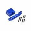 JConcepts, Inc. Front Camber Link Mount Bulkhead, Blue: B6, B6.2, B6.3