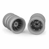 JConcepts, Inc. Krimson Dually 2.6 Dual Wheels with Adapters, Gray/Silver (2)