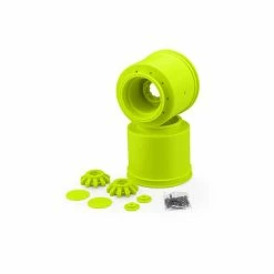 JConcepts, Inc. Aggressor 2.6 x 3.8 Monster Truck Wheel, Yellow (2)