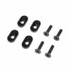 Losi Engine Mount Insert & Screws 20T, Black(4): DBXL 2.0