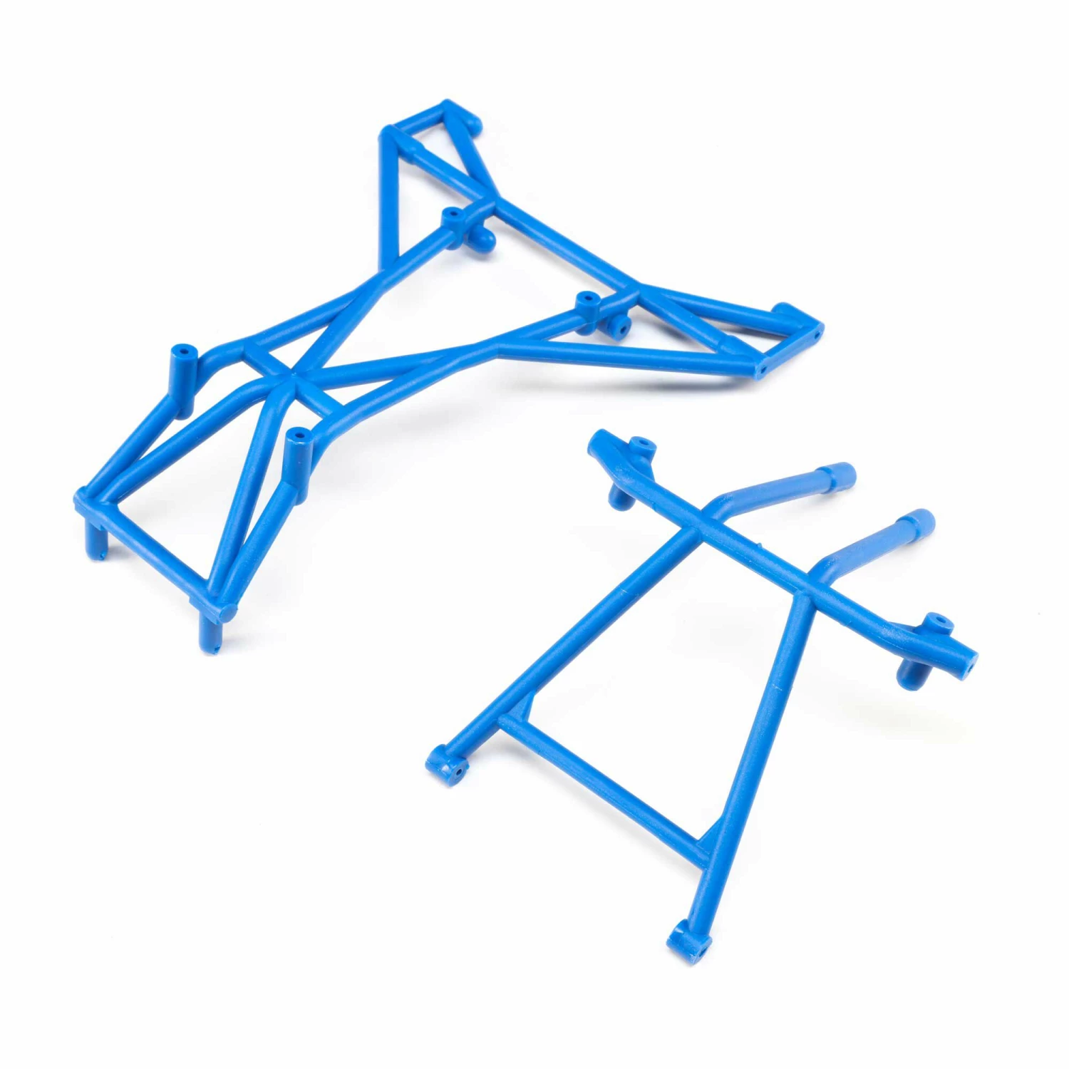 Losi Top and Upper Cage Bars, Blue: LMT 1 Losi Top and Upper Cage Bars, Blue: LMT