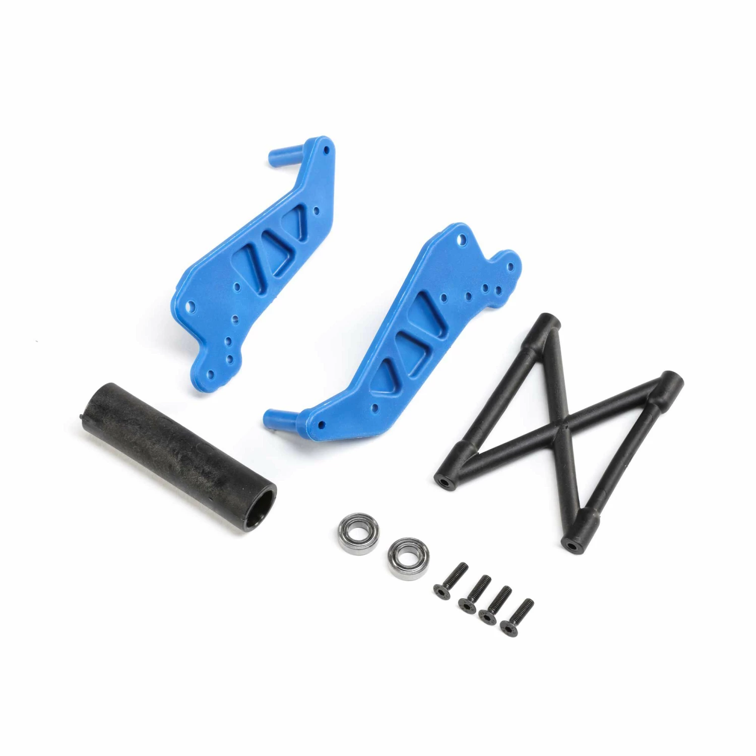 Losi Wheelie Bar Set, Blue: LMT 1 Losi Wheelie Bar Set, Blue: LMT