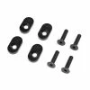 Losi EngineMountInsert & Screws 19T, Black(4): DBXL 2.0