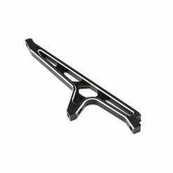 Losi Chassis Brace, Front, Black, Aluminum: MTXL