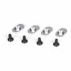 Losi Engine Mount Inserts & Screws, 18.5/58 (4): 5IVE-T, MINI WRC