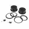 Losi 1/5 Wheel and Beadlock Set 4.75, 24mm Hex, Black (2): 5IVE-T
