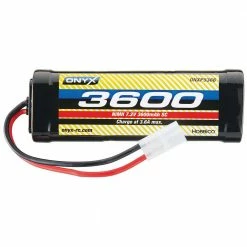 Onyx 7.2V 3600mAh 6-Cell Sub-C Stick NiMH Battery: Tamiya Connector