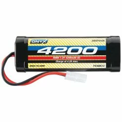 Onyx 7.2V 4200mAh 6-Cell Sub-C Stick NiMH Battery: Tamiya Connector
