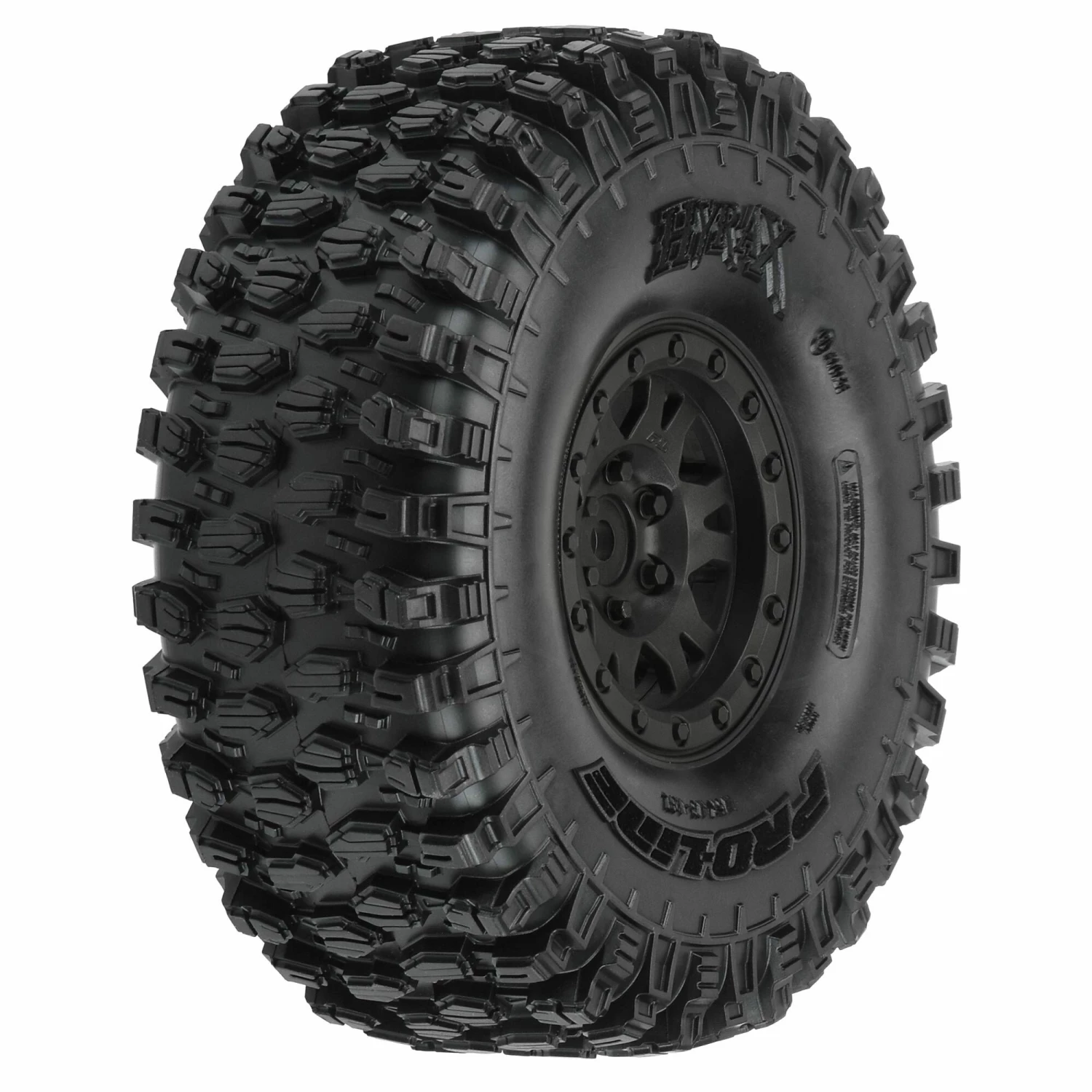 Pro-Line Racing 1/10 Hyrax G8 F/R 1.9" Crawler Tires Mounted 12mm Black Impulse (2) 1 Pro-Line Racing 1/10 Hyrax G8 F/R 1.9" Crawler Tires Mounted 12mm Black Impulse (2)