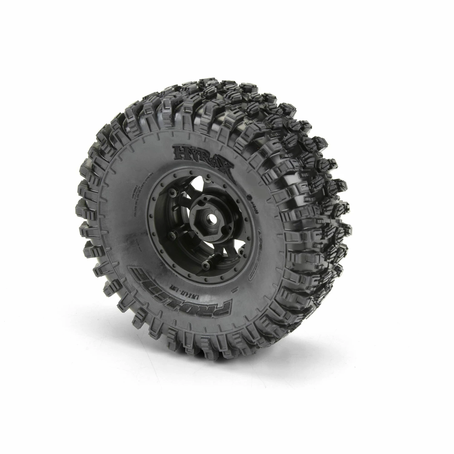 Pro-Line Racing 1/10 Hyrax G8 F/R 1.9" Crawler Tires Mounted 12mm Black Impulse (2) 4 Pro-Line Racing 1/10 Hyrax G8 F/R 1.9" Crawler Tires Mounted 12mm Black Impulse (2) - Image 4