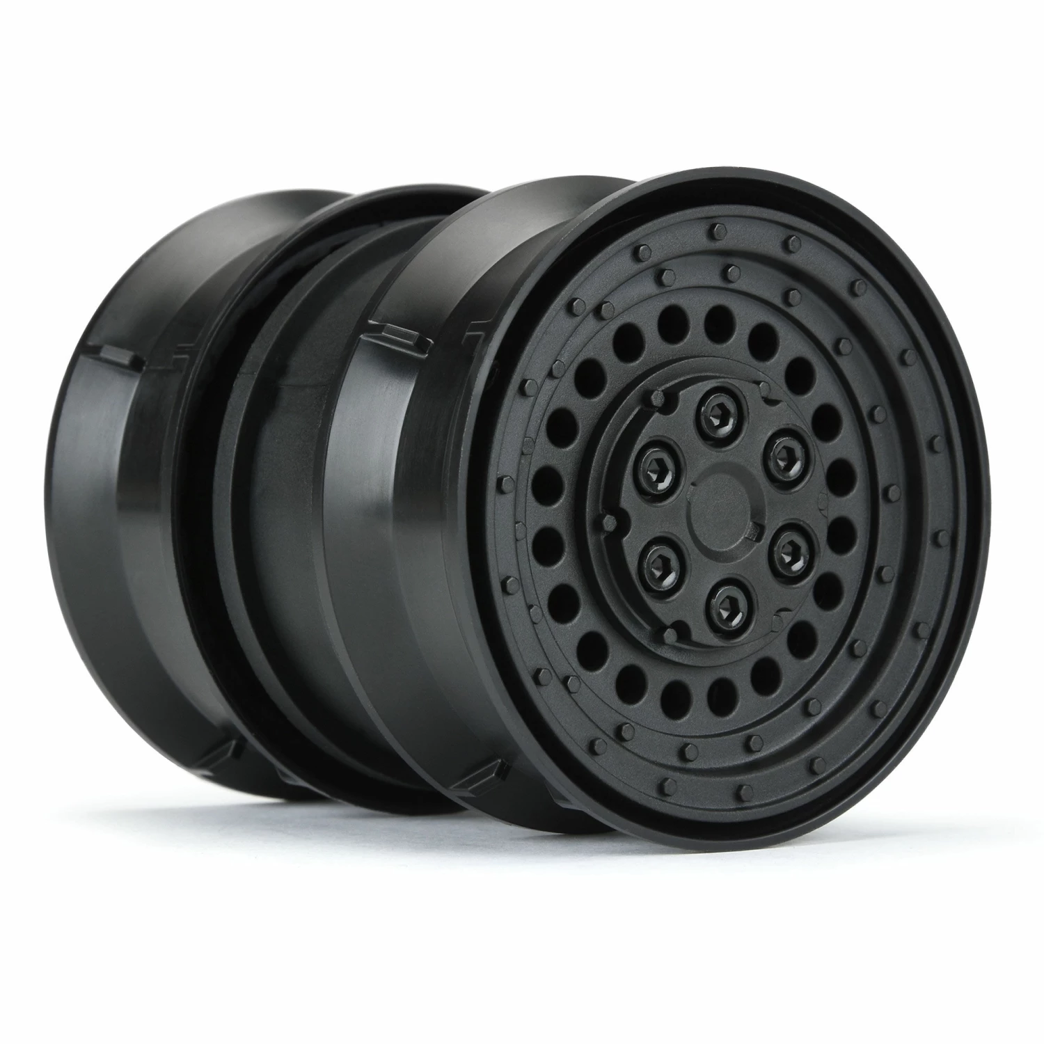Pro-Line Racing 1/10 Carbine Front/Rear 1.9" 12mm Rock Crawler Wheels (2) Black 2 Pro-Line Racing 1/10 Carbine Front/Rear 1.9" 12mm Rock Crawler Wheels (2) Black - Image 2