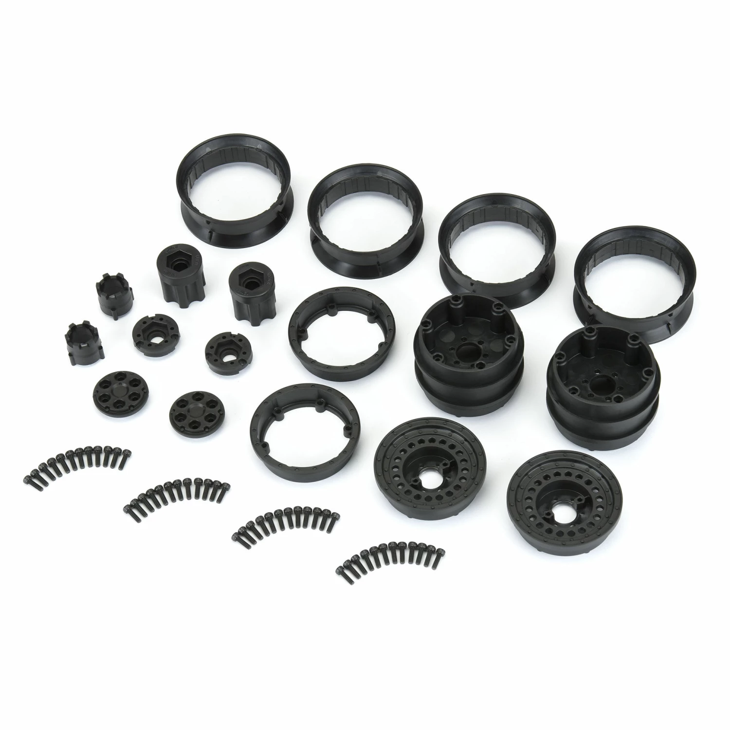 Pro-Line Racing 1/10 Carbine Front/Rear 1.9" 12mm Rock Crawler Wheels (2) Black 8 Pro-Line Racing 1/10 Carbine Front/Rear 1.9" 12mm Rock Crawler Wheels (2) Black - Image 8