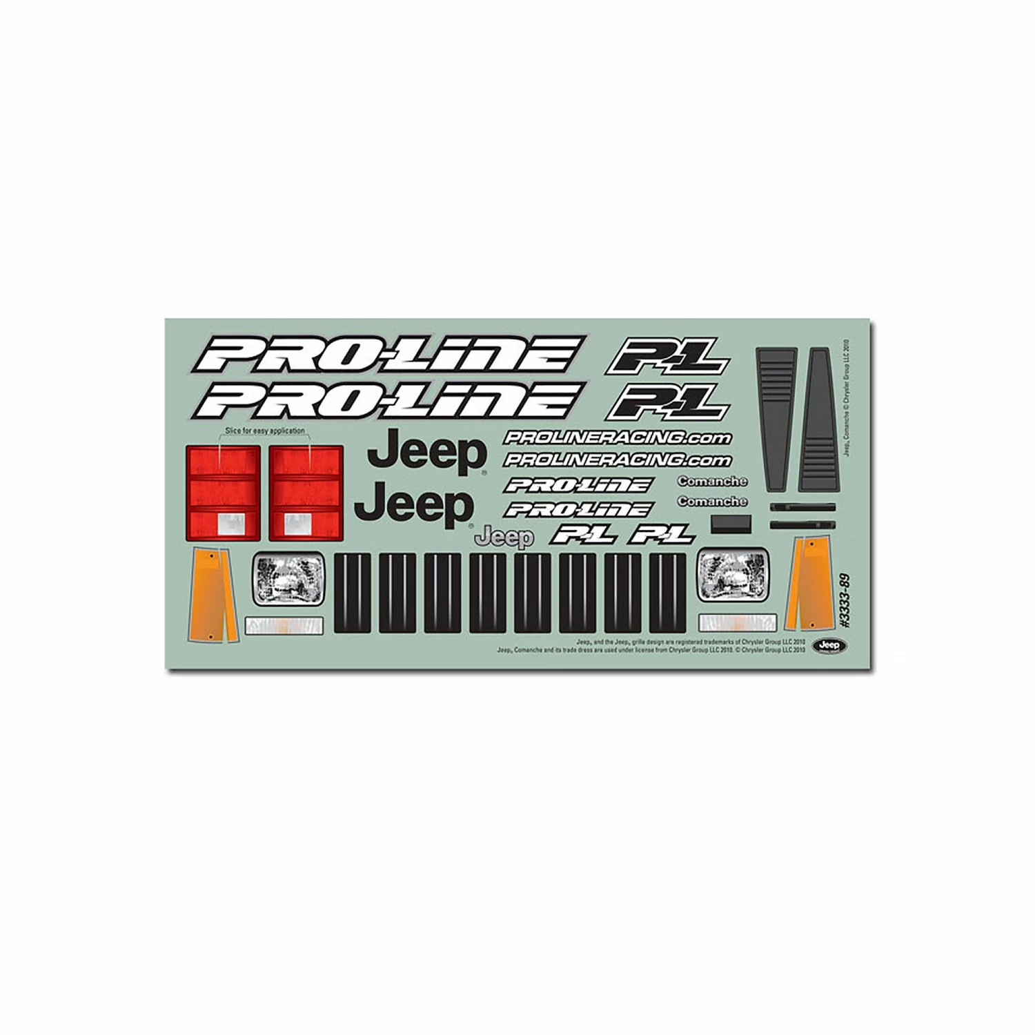 Pro-Line Racing 1/10 Jeep Comanche Full Bed Clear Body 12.3" (313mm) WB Crwlrs 8 Pro-Line Racing 1/10 Jeep Comanche Full Bed Clear Body 12.3" (313mm) WB Crwlrs - Image 8