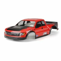 Pro-Line Racing 1/10 Painted & Cut Ford F150 Raptor SVT Body, Red: PRO2