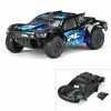 Pro-Line Racing 1/10 Pre-Cut Flo-Tek Fusion Tough-Color Black Body: Short Course