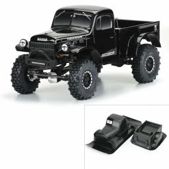 Pro-Line Racing 1/10 1946 Dodge Power Wagon Black Body 12.3" (313mm) WB Crawlers