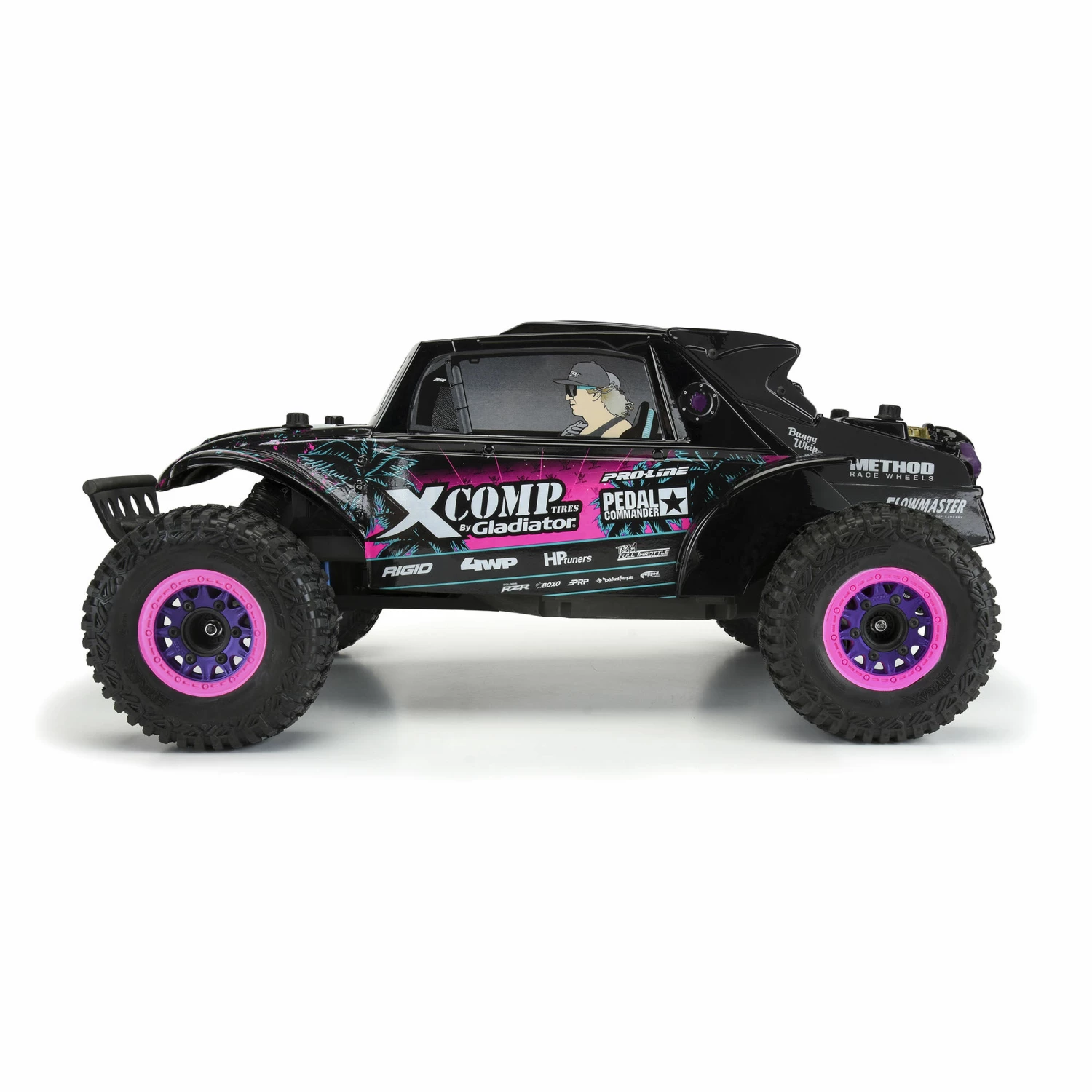 Pro-Line Racing 1/10 Megalodon Desert Buggy Blake Wilkey Black Body: Short Course 4 Pro-Line Racing 1/10 Megalodon Desert Buggy Blake Wilkey Black Body: Short Course - Image 4