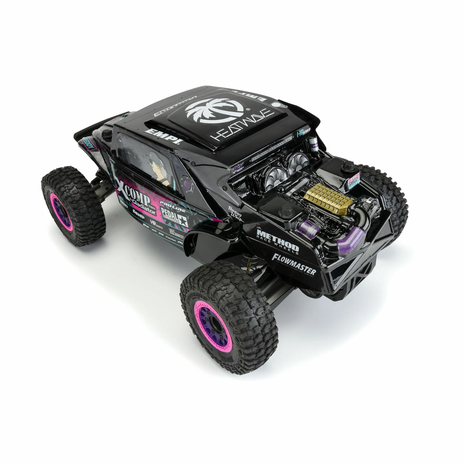 Pro-Line Racing 1/10 Megalodon Desert Buggy Blake Wilkey Black Body: Short Course 5 Pro-Line Racing 1/10 Megalodon Desert Buggy Blake Wilkey Black Body: Short Course - Image 5