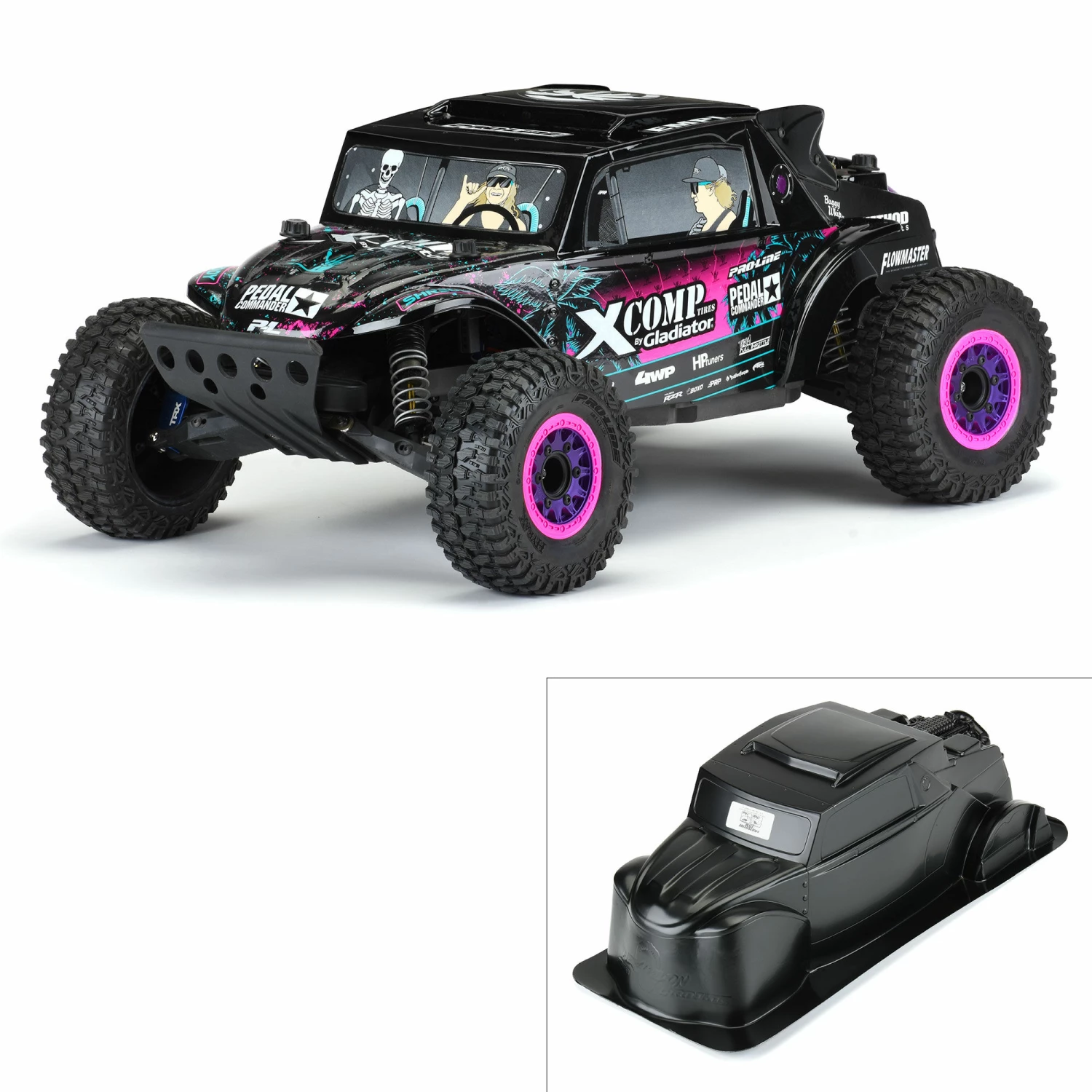 Pro-Line Racing 1/10 Megalodon Desert Buggy Blake Wilkey Black Body: Short Course 1 Pro-Line Racing 1/10 Megalodon Desert Buggy Blake Wilkey Black Body: Short Course