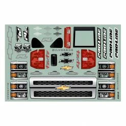 Pro-Line Racing 1/10 2015 Chevrolet Silverado Clear Body 13.9" WB 22 Pro-Line Racing 1/10 2015 Chevrolet Silverado Clear Body 13.9" WB -RC Cars And Trucks Sales Shop PRO358500 A10 LMZ72BM2