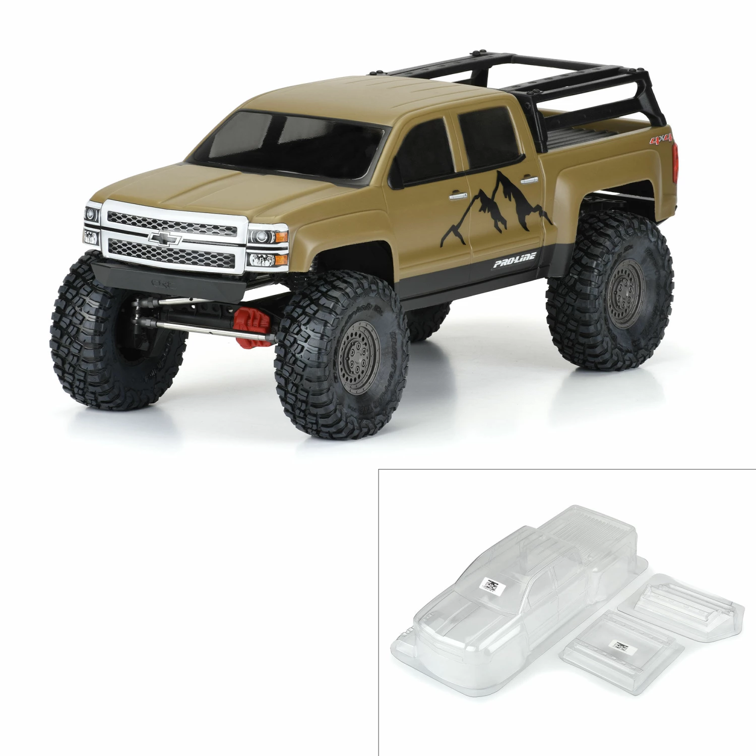 Pro-Line Racing 1/10 2015 Chevrolet Silverado Clear Body 13.9" WB 1 Pro-Line Racing 1/10 2015 Chevrolet Silverado Clear Body 13.9" WB