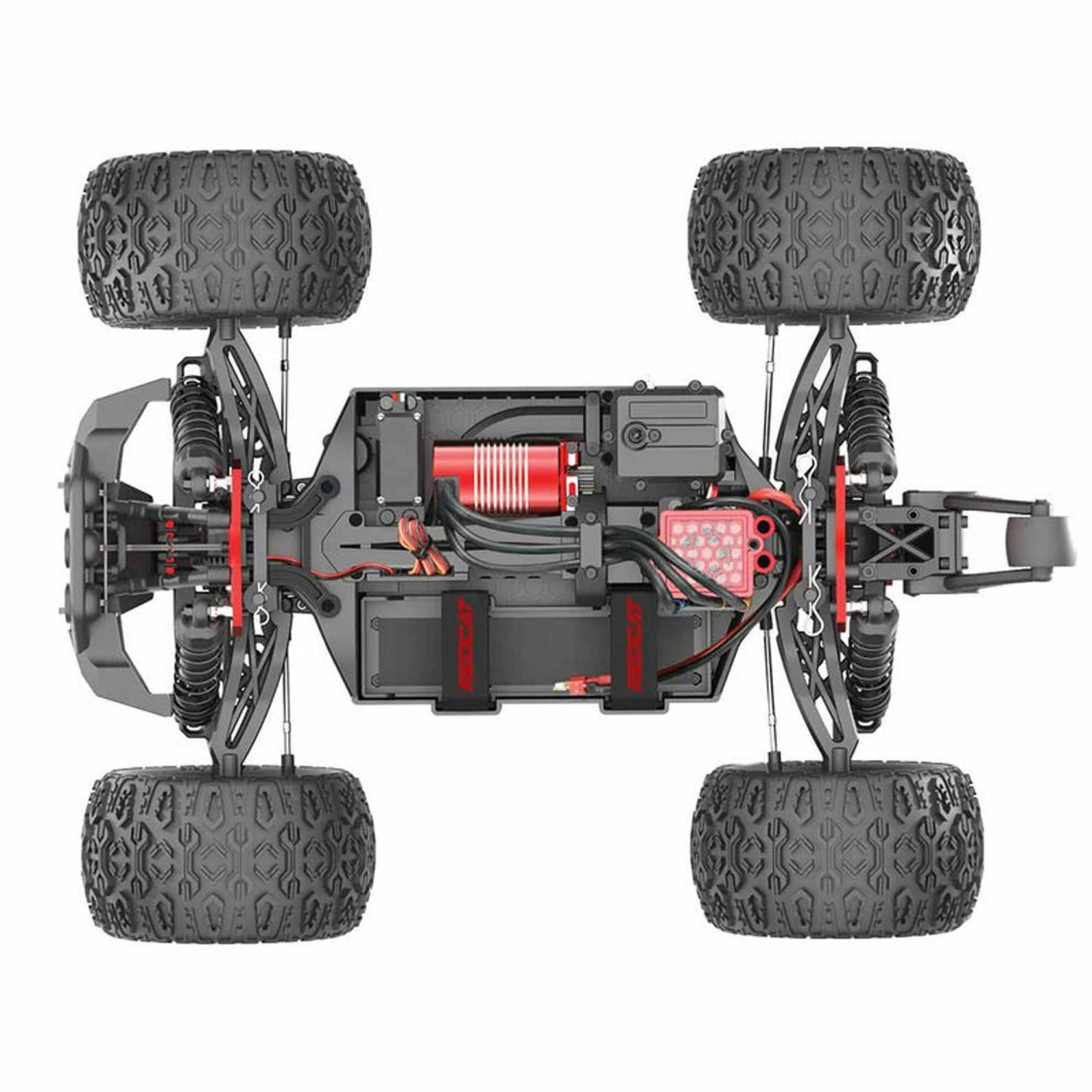 Redcat Racing 1/10 MT10E Brushless 4WD Monster Truck RTR, Green 3 Redcat Racing 1/10 MT10E Brushless 4WD Monster Truck RTR, Green - Image 3