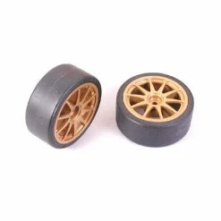 Tamiya 1/10 Pre-Mounted Front/Rear Drift Tires 12mm Hex (2): All Touring
