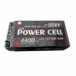 Tekin 7.6V 4400mAh 2S 120C Shorty HV-LiPo Battery: 5mm High Power Bullet