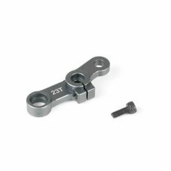TEKNO RC LLC Aluminum Throttle Servo Horn, 23T M3 Clamp: NB/NT48 2.0