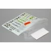 Team Losi Racing Body Set, Clear: 8IGHT-E 3.0