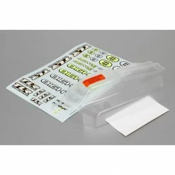 Team Losi Racing Body Set, Clear: 8IGHT-E 3.0