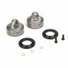 Team Losi Racing 16mm Bleeder Shock Caps, Aluminum (2): 8T 4.0