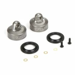 Team Losi Racing 16mm Bleeder Shock Caps, Aluminum (2): 8T 4.0