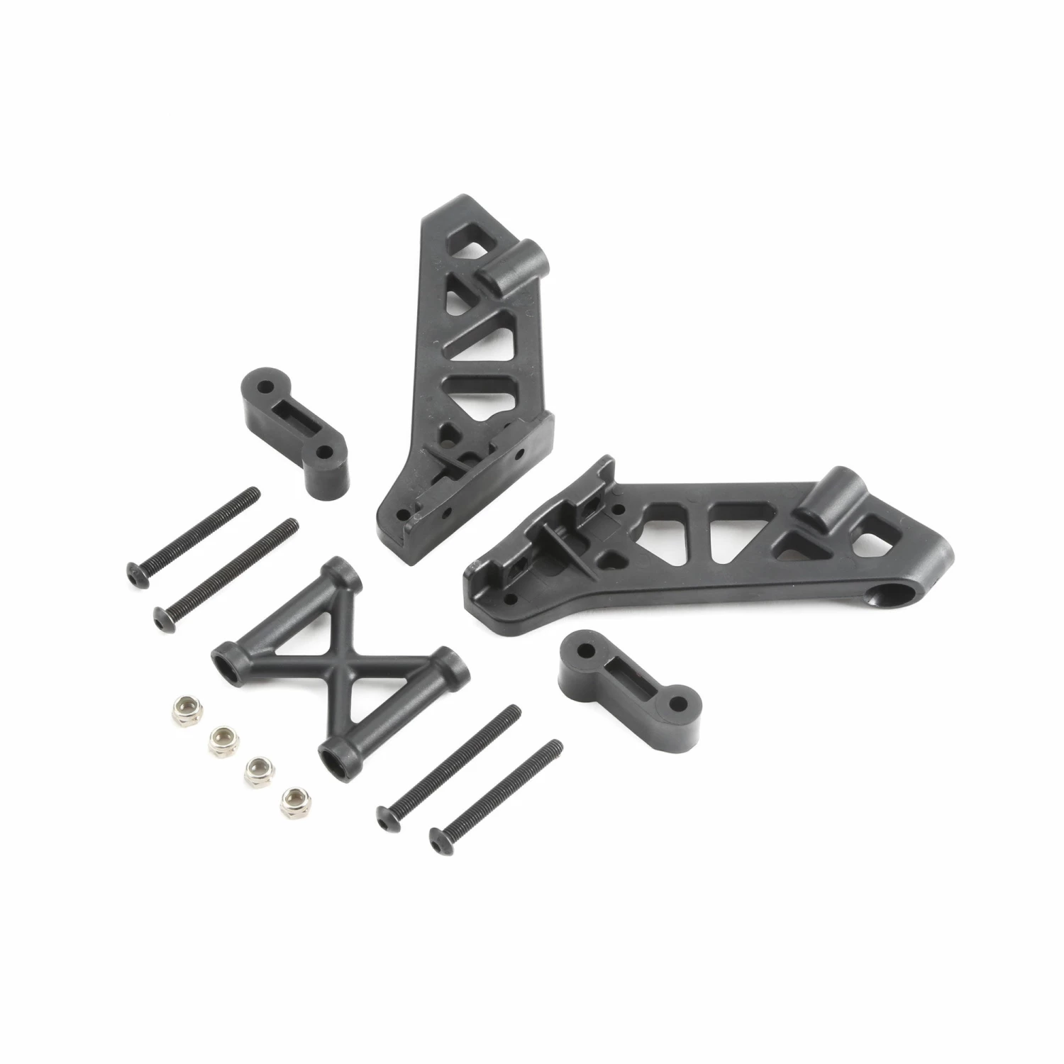 Team Losi Racing Left and Right Wing Mount Brace and Spacer: 5IVE B 1 Team Losi Racing Left and Right Wing Mount Brace and Spacer: 5IVE B