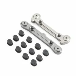 Team Losi Racing Adjustable Rear Hinge Pin Brace with Inserts: 5IVE B, 5T, MINI WRC