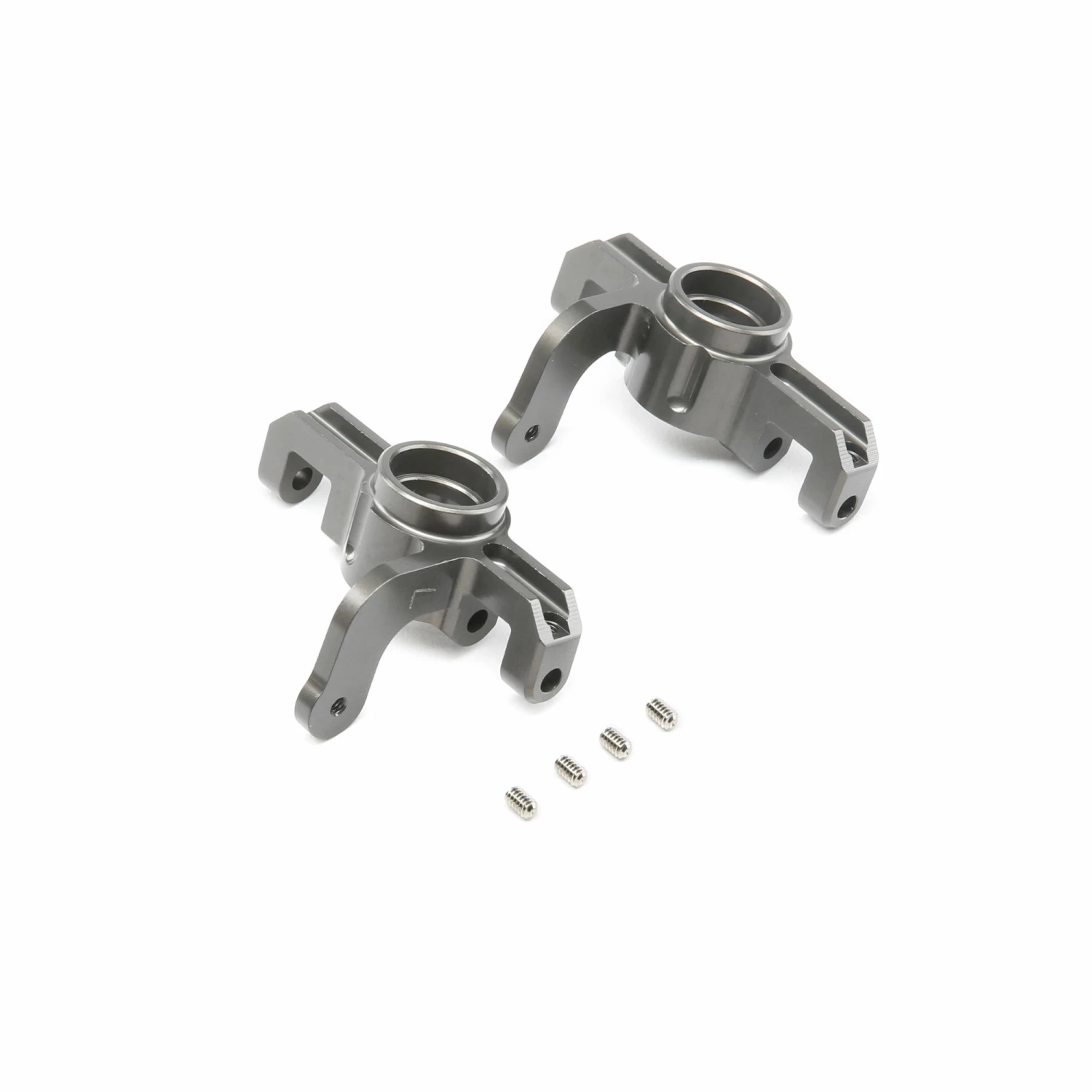 Team Losi Racing Aluminum Front Spindle Set for Universals: 8E 4.0 1 Team Losi Racing Aluminum Front Spindle Set for Universals: 8E 4.0