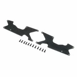 Team Losi Racing Rear Arm Inserts Carbon 8XT