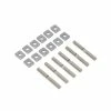 Team Losi Racing Cross Pins & Support Blocks, Aluminum: 5T, MINI WRC