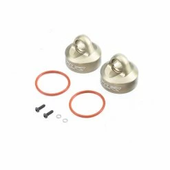 Team Losi Racing Bleeder Shock Caps, Al (2): 5T, MINI WRC
