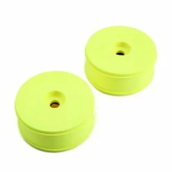 Team Losi Racing Dish Wheel, Yellow (2): 5IVE B