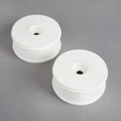 Team Losi Racing Dish Wheel, White (2): 5IVE B