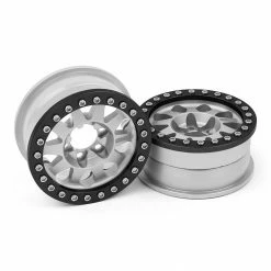 Vanquish Products 1/10 Method 101 V2 1.9 Race Crawler Wheels, 12mm Hex, Clear Anodized (2)