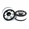 Vanquish Products Incision 1.9" KMC KM233 Hex Plastic Wheels, Silver
